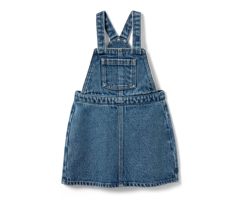 Tchibo - Kleinkind-Latzkleid - Baby - Gr. 86/92 - dunkelblau