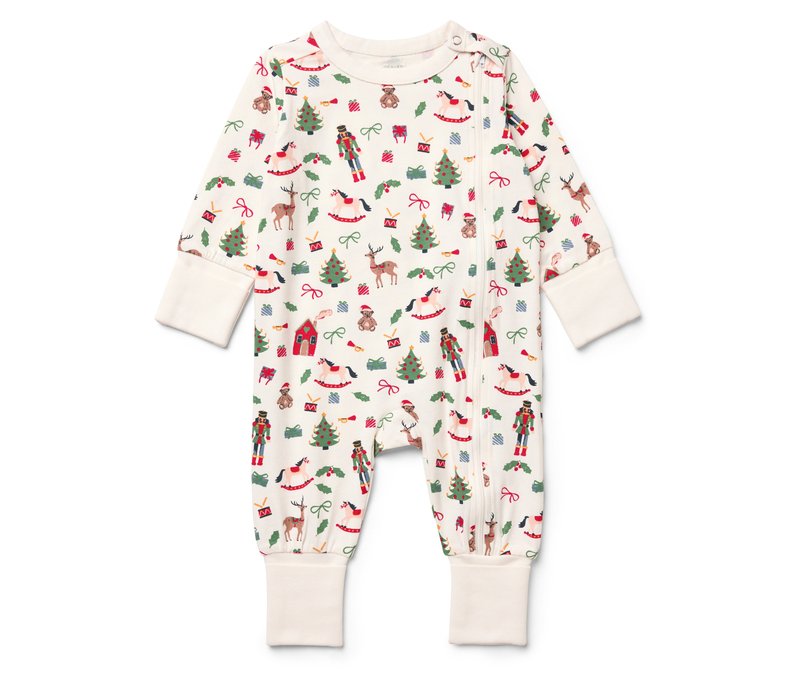 Tchibo - Baby-Pyjama - Kinder - Gr. 98/104 - creme
