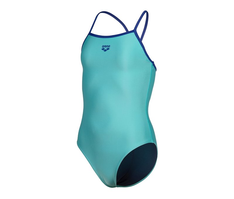 arena Feel Kinder-Badeanzug Light Drop Back Solid - Mädchen - Gr. 116 - hellblau
