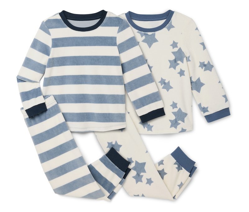 Tchibo - 2 Kinder-Nicki-Pyjamas - Baby - Gr. 86/92 - weiß