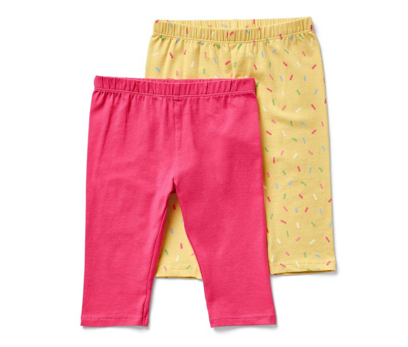 Tchibo - 2 ¾-Kinder-Leggings - Kinder - Gr. 110/116 - gelb