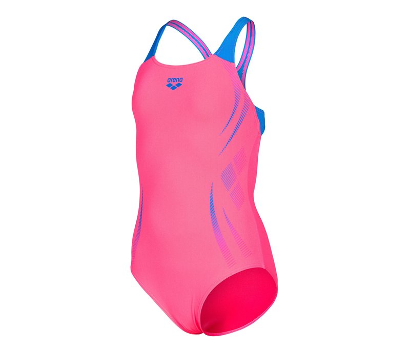 arena Performance Kinder-Badeanzug Poseidonia Swim Pro Back - Mädchen - Gr. 116 - blau