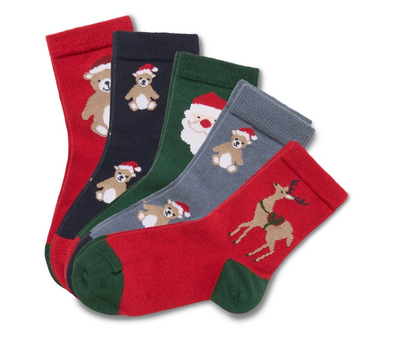 Tchibo - 5 Paar Kinder-Socken - Kinder - Gr. 27-30 - dunkelblau