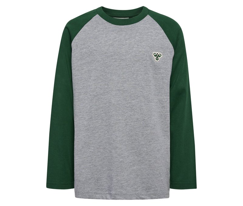 Hummel Hmljr Raglan Loose T-Shirt BEE - Kinder - Gr. 146/152 - grau