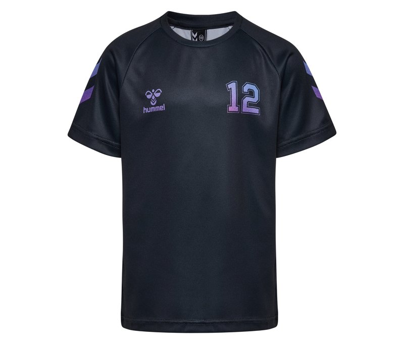 Hummel Hmljr shimmer T-Shirt S/S - Kinder - Gr. 152 - schwarz