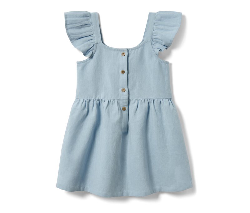 Tchibo - Kinder-Webkleid - Baby - Gr. 86/92 - hellblau