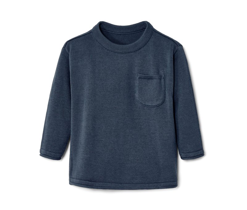 Tchibo - Kinder-Strickpullover - Baby - Gr. 86/92 - blau