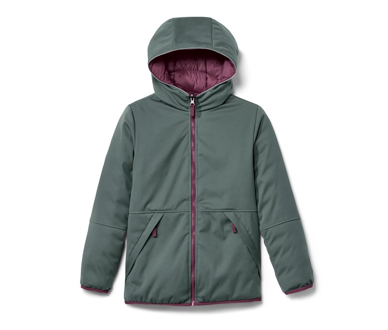 Tchibo - 2-in-1-Kinder-Softshell-und-Steppjacke - Kinder - Gr. 146/152 - magenta