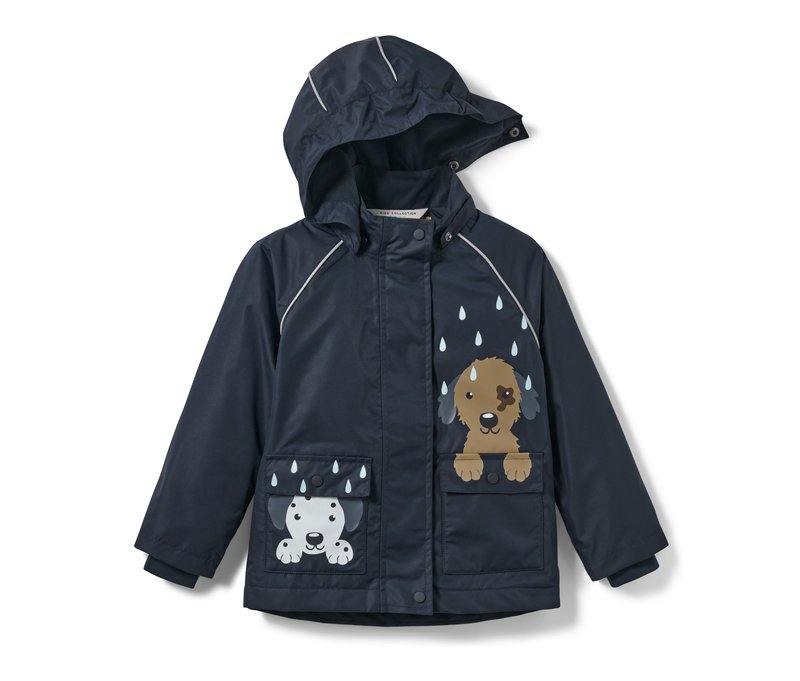 Tchibo - Kinder-Thermo-Regenjacke - Kinder - Gr. 98/104 - dunkelblau
