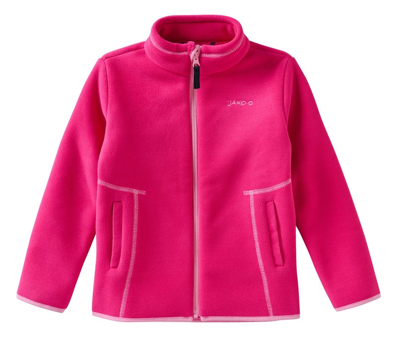 Tchibo - Jako-O Kuschelfleecejacke mit Stehkragen - Gr. 116/122 - pink
