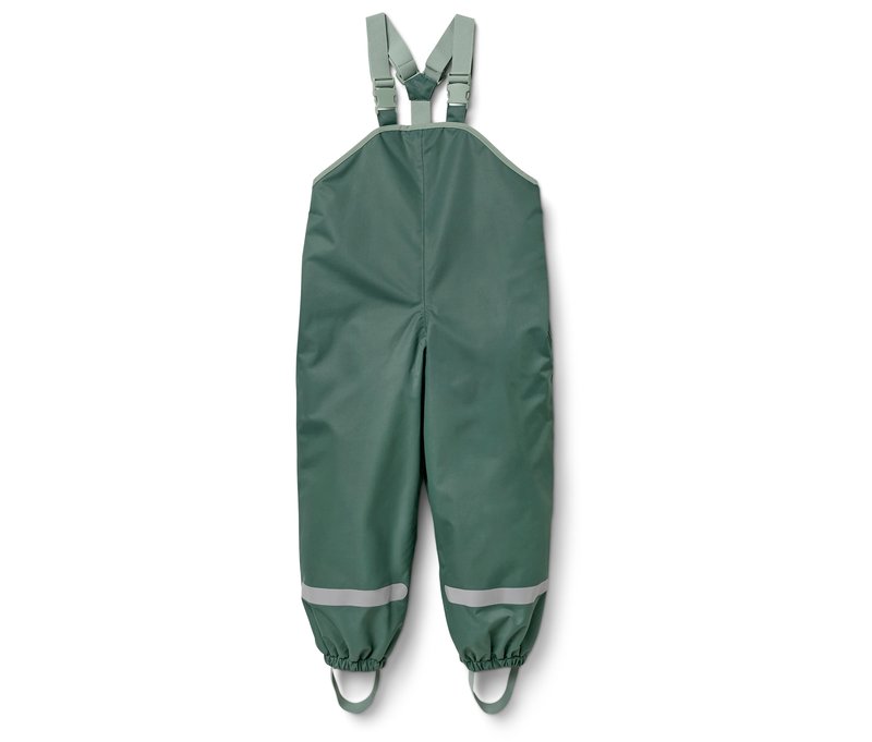 Tchibo - Kinder Thermo-Regenhose mit Fleecefutter - Baby - Gr. 86/92 - dunkelgrün