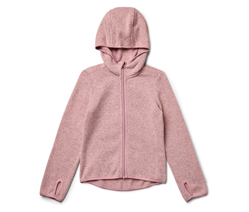 Tchibo - Kinder-Strickfleecejacke - Kinder - Gr. 122/128 - rosa