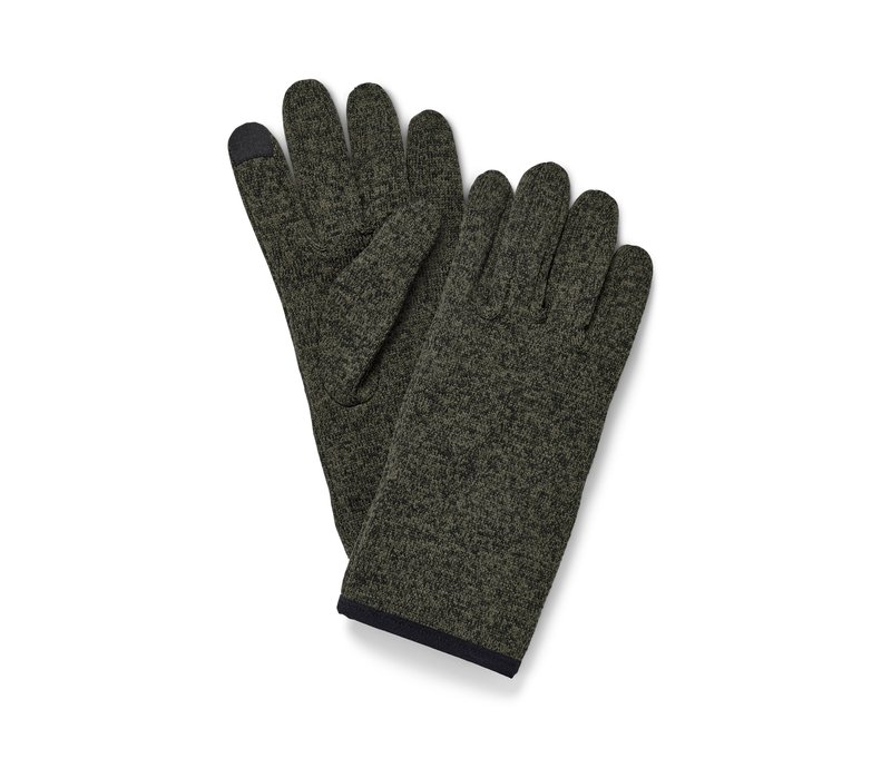 Tchibo - Strickfleece-Handschuhe - Unisex - Gr. 9,5 - schwarz