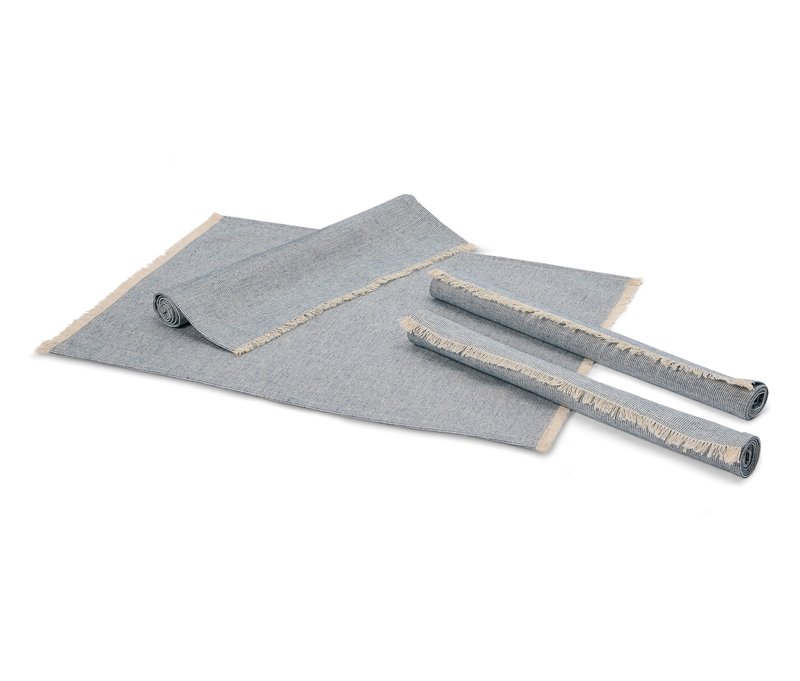 Tchibo - 4 Platzsets - dunkelblau