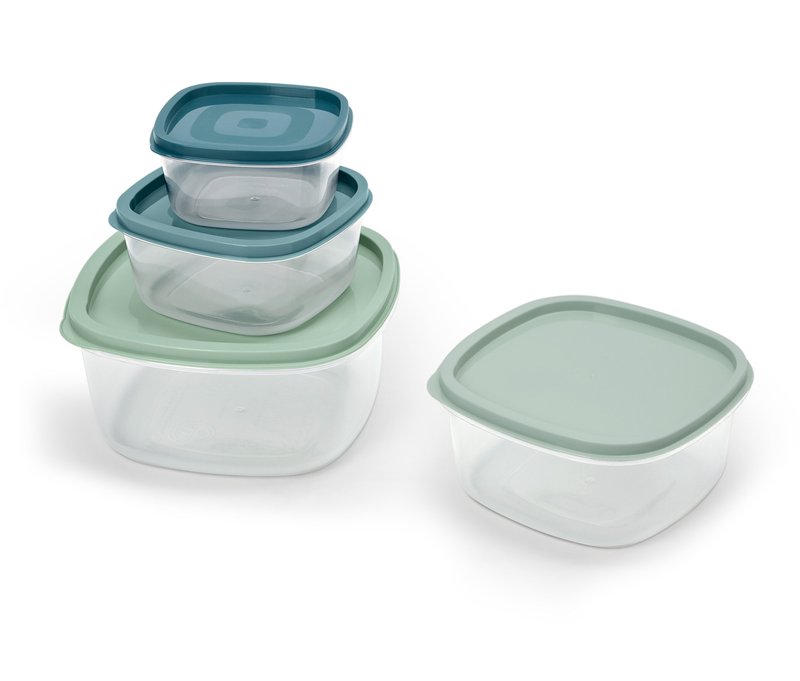 Tchibo - 4 Aufbewahrungsboxen - dunkelblau