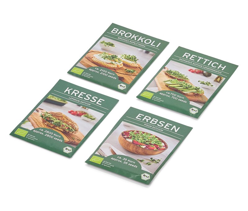 Tchibo - 4 Microgreens-Klassiker