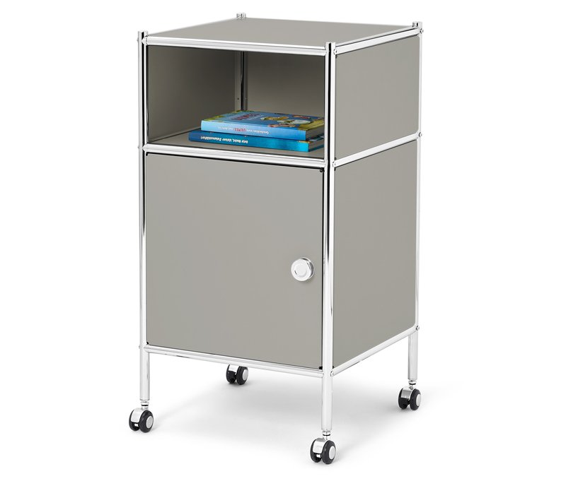 Tchibo - Rollcontainer Metall »Cn3 Kids« - 40x40x75cm - hellgrau - Stahl / Kunststoff / Kunststoff