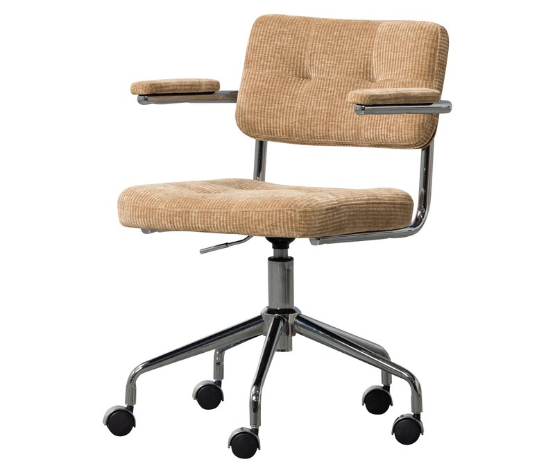 Tchibo - Woood Bürostuhl »Kova« - 54x60x87cm - braun - Polyester