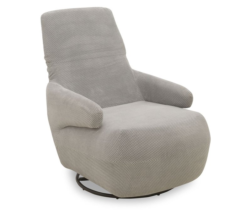 Domo Drehsessel »Valencia« mit Drehfunktion - 68x67x88cm - schwarz - Polyester / Holz / Vlies