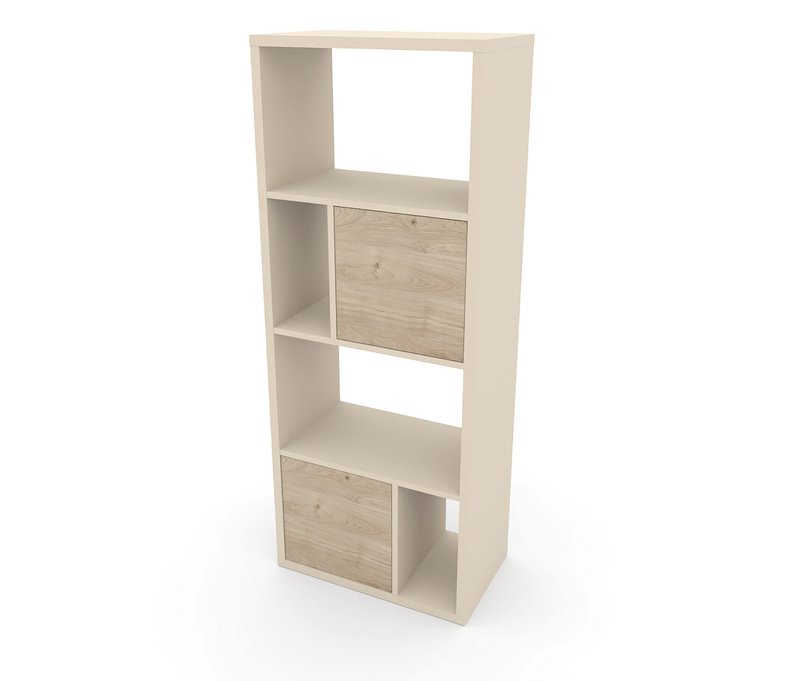 Roba Regal »Louisa« - 58x34x146cm - weiß - Holz / Metall / Acryl