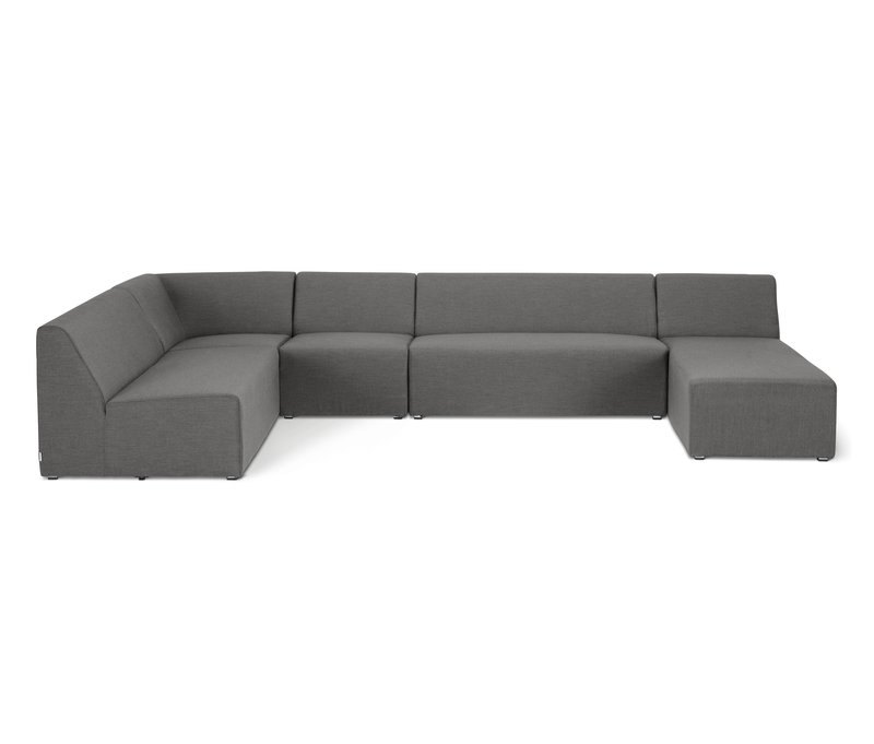 Tchibo - Modulare Premium-Lounge-Ecke mit Sunbrella®-Stoff - 2x85x65cm - grau - Aluminium / Acryl / Polyurethan