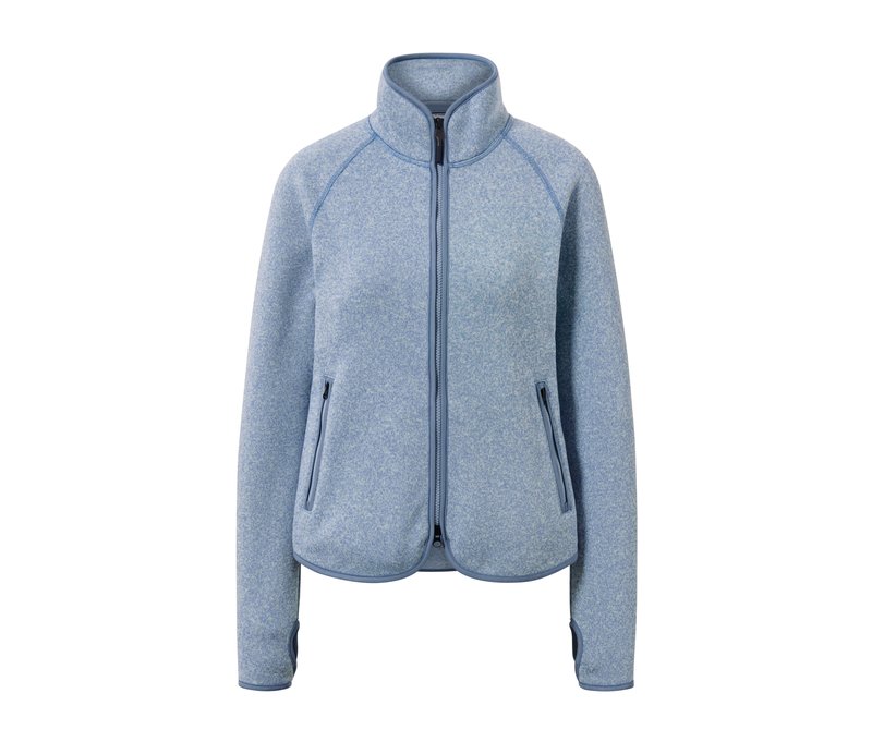Tchibo - Strickfleece-Jacke - Damen - Gr. M - grau