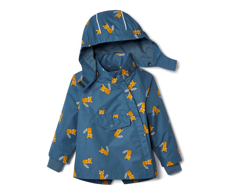 Tchibo - Kinder-Regenjacke - Kinder - Gr. 110/116 - blau/print