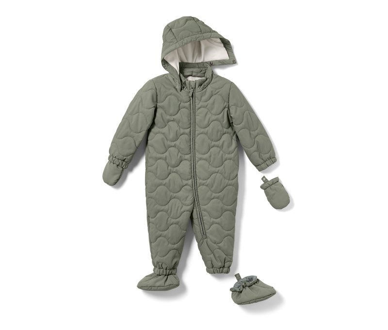 Tchibo - Baby-Winteroverall - Baby - Gr. 74/80 - olivgrün