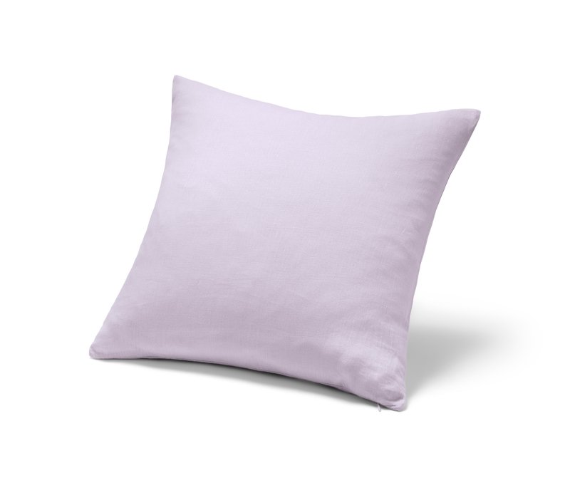 Tchibo - Deko-Kissenbezug aus gewaschenem Leinen - lila