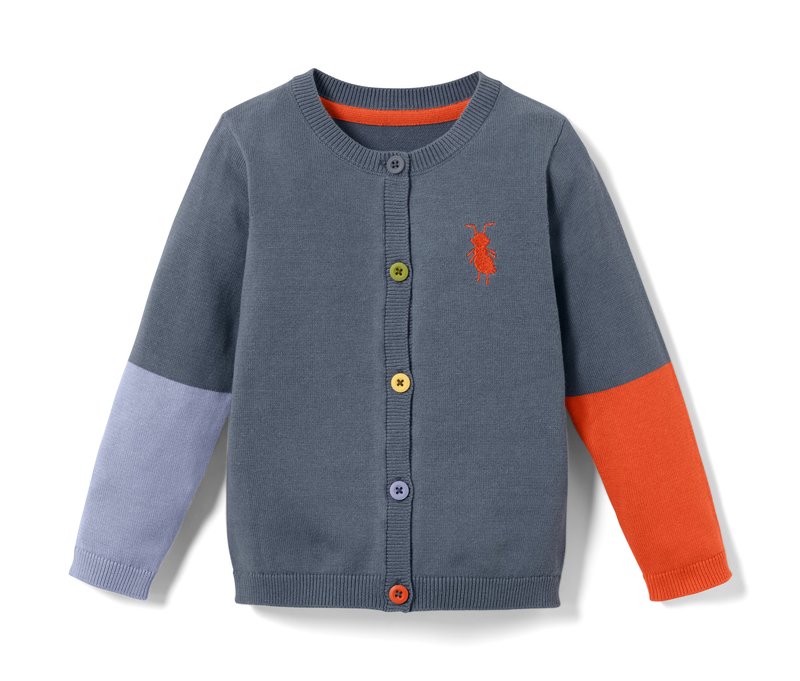 Tchibo - Kleinkinder-Strickjacke - Kinder - Gr. 122/128 - dunkelblau