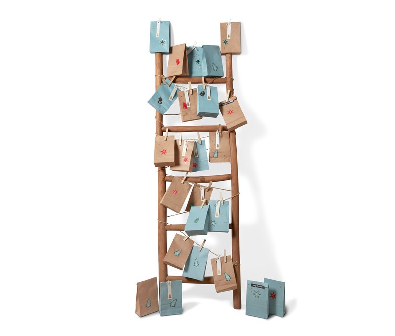 Tchibo - Adventskalender-und-Geschenktüten-Set - mehrfarbig