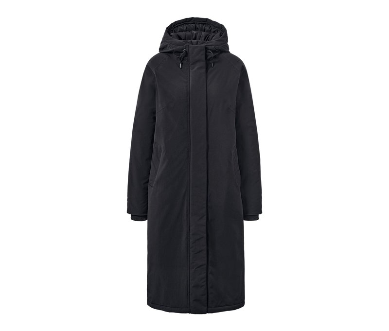Tchibo - Extralanger Thermomantel - Damen - Gr. 38 - schwarz