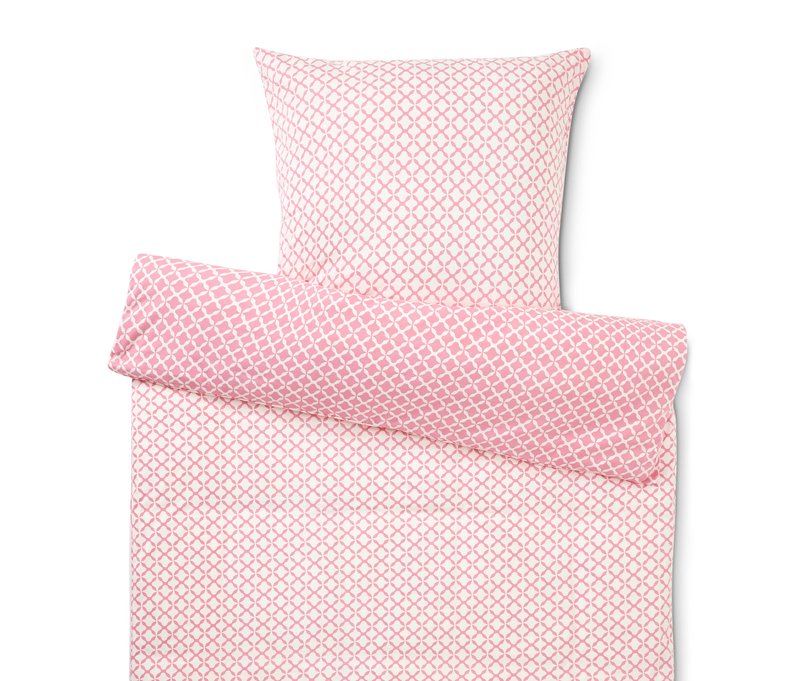Tchibo - Jersey-Bettwäsche - rosa