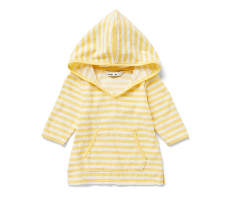 Tchibo - Kinder-Frottierponcho - Kinder - Gr. 110/116 - creme