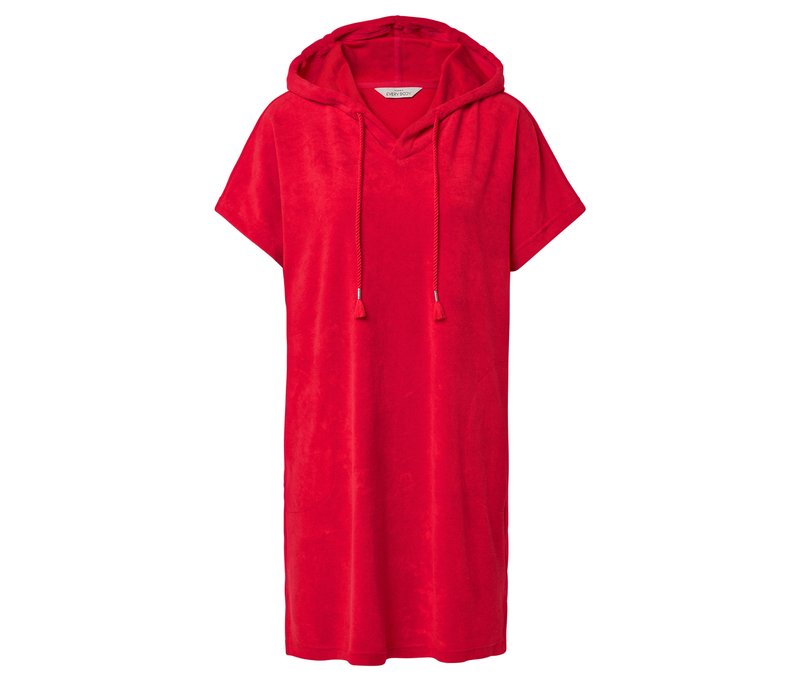 Tchibo - Frottee-Strandkleid - Damen - Gr. XXL - rot