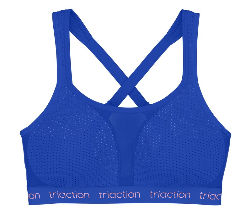 Triumph Sport-BH Triaction Energy Lite P EX - Damen - Gr. 80B - blau