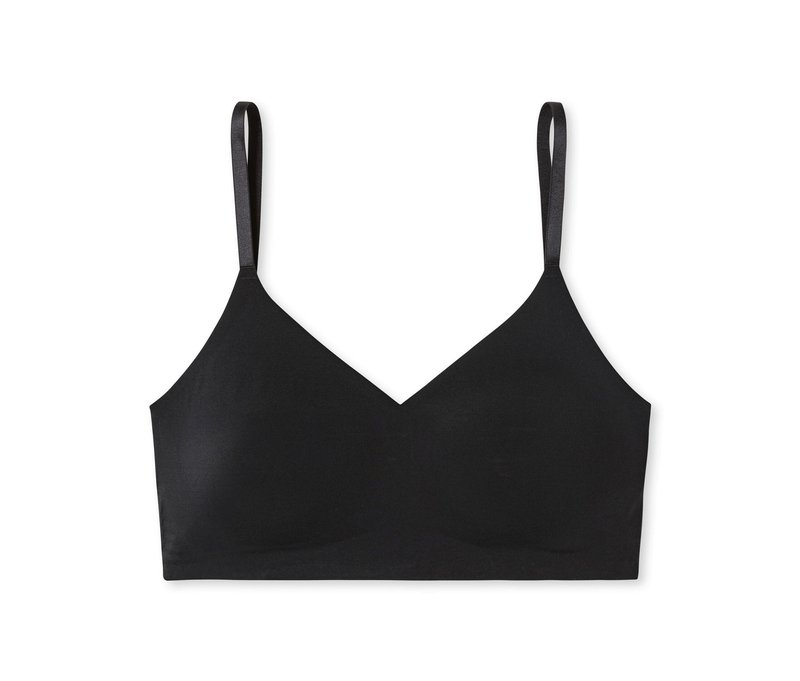 Schiesser Invisible Bustier mit Pads - Damen - Gr. 40 - schwarz