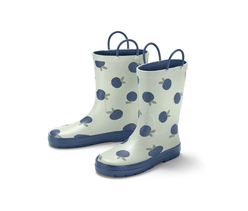 Tchibo - Kleinkind-Regenstiefel - Gr. 26-27 - mintgrün/print