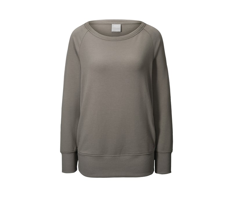 Tchibo - Yogasweatshirt - Damen - Gr. XL - taupe