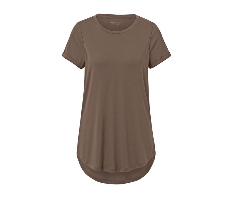 Tchibo - Longshirt - Damen - Gr. S - taupe