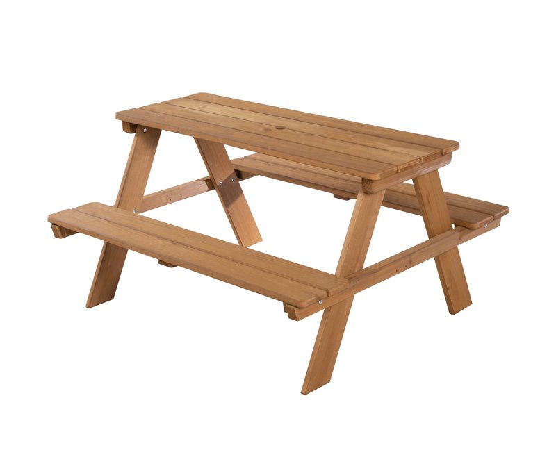 roba Kinder-Outdoor-Sitzgruppe »Picknick for 4« - 89x84,5x50cm - braun - Holz