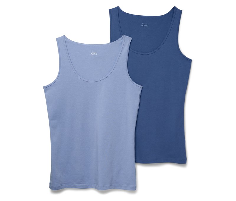 Tchibo - 2 Tops - Damen - Gr. M - lila