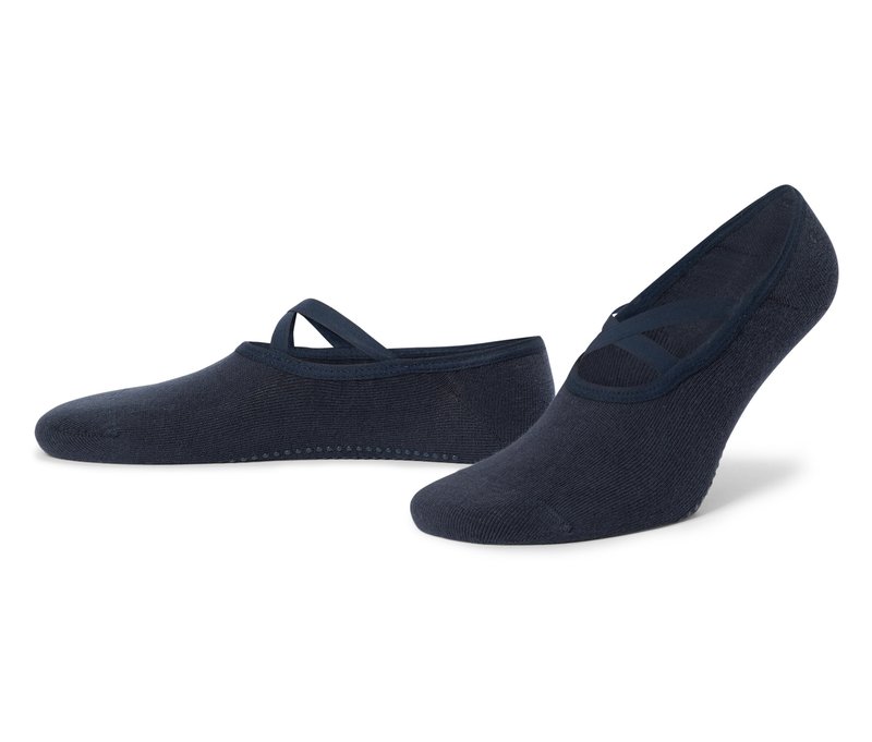 Tchibo - Yoga-Füßlinge - Damen - Gr. 39-42 - dunkelblau