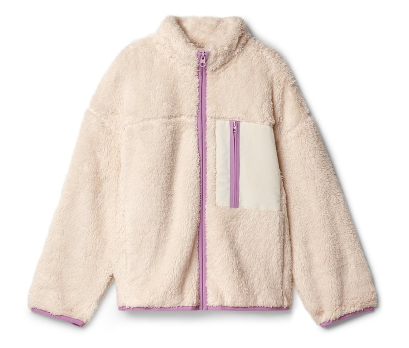 Tchibo - Teddyfleece-Jacke - Mädchen - Gr. 158/164 - lila