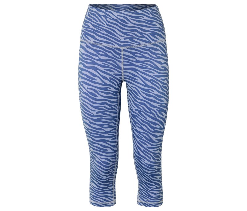 Tchibo - 3/4-Sportleggings »ActiveSoft« - Damen - Gr. L - lila/print