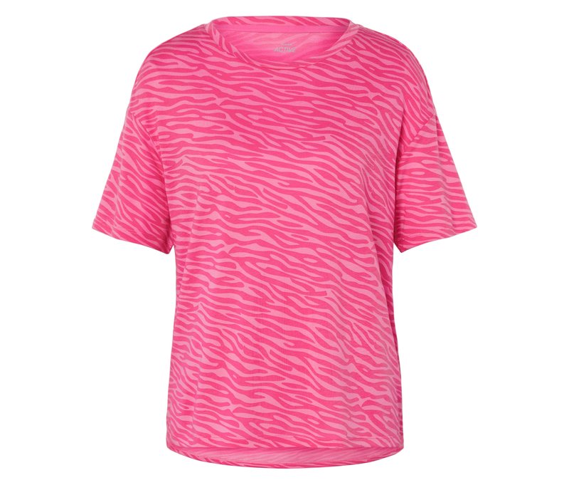 Tchibo - Sportshirt - Damen - Gr. XS - rosa/print