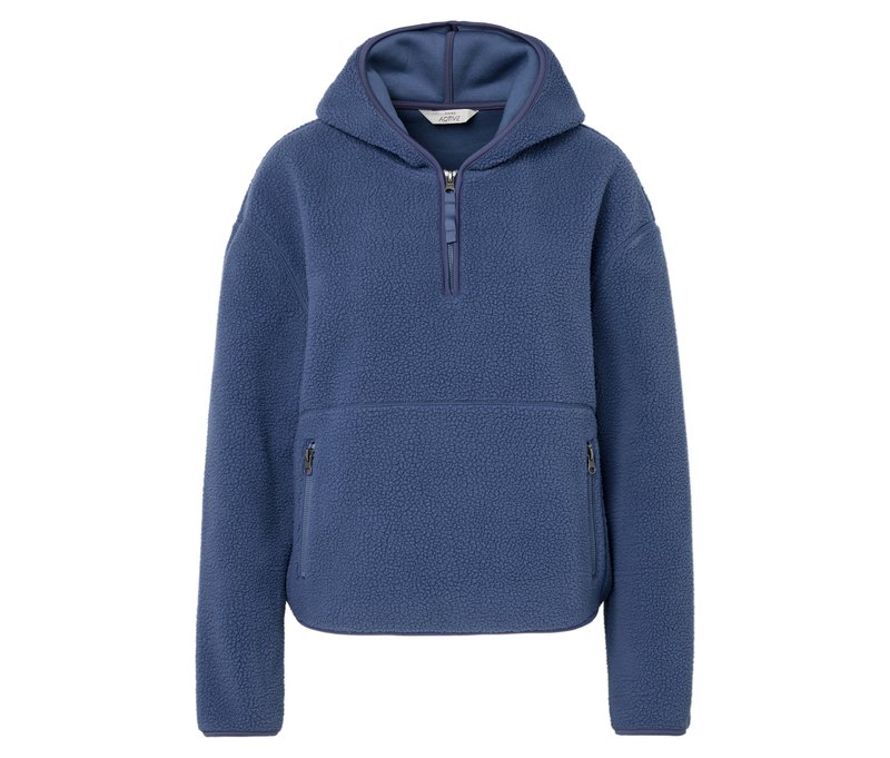 Tchibo - Teddypullover - Damen - Gr. XL - blau