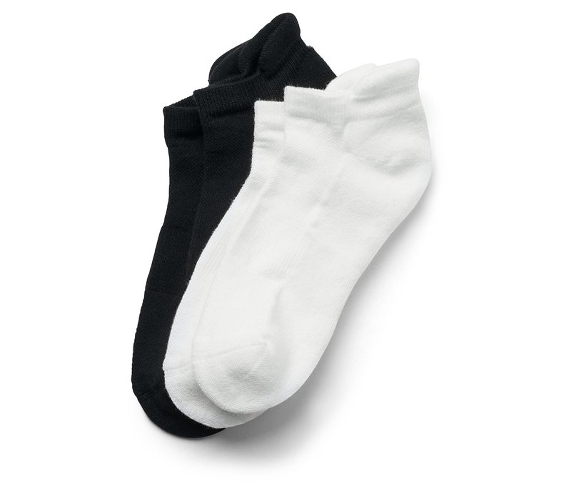 Tchibo - 2 Paar Sport-Sneakersocken - Unisex - Gr. 43-46 - schwarz