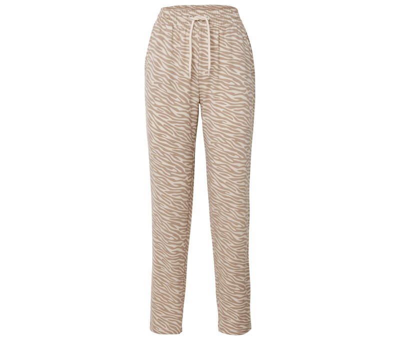 Tchibo - Sweathose - Damen - Gr. L - beige/print