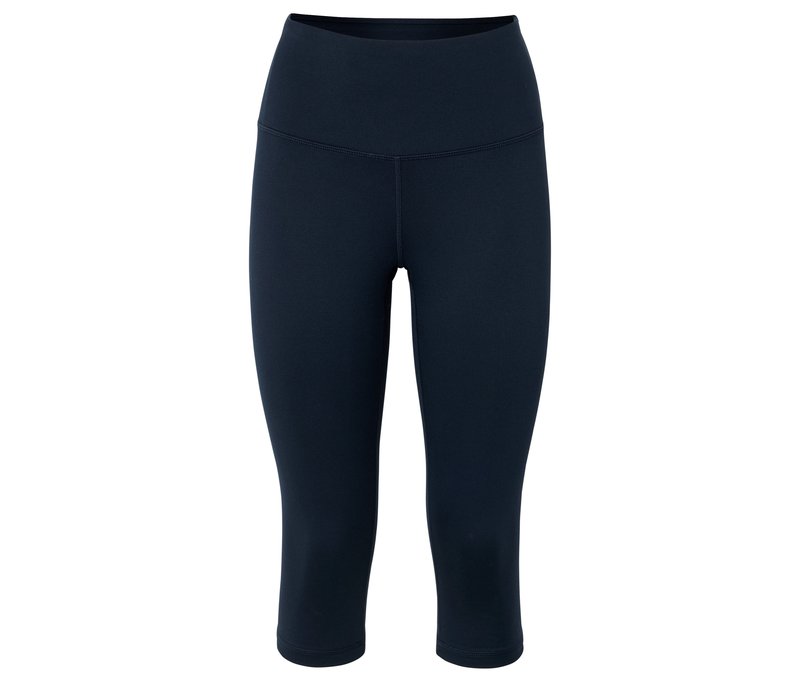 Tchibo - 3/4-Sportleggings »ActiveSoft« - Damen - Gr. M - dunkelblau